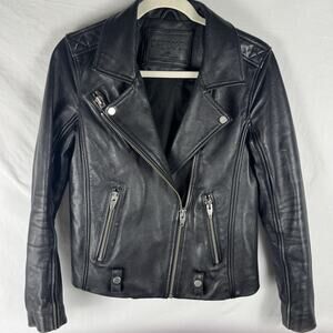 Authentic Carmar Leather Biker Jacket Size 36 Small Motorcycle Gear